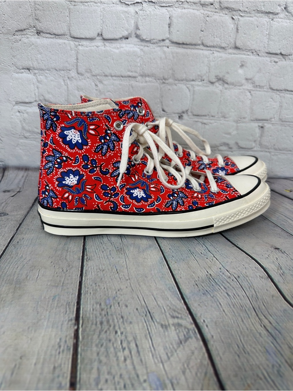 Converse Chuck 70 High 'Paisley - Habanero Red' size men’s 8.5 women’s 10.5